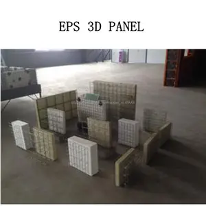 Yapı farklı boyutu için Galvanizli ısı yalıtım malzemeleri EPS 3D Tel Örgü Panelleri