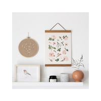 Bingkai Karya Seni Dapat Berubah Mudah dengan Kualitas Tinggi Bingkai Poster Magnetik Kayu DIY Gantungan Poster Magnet Kuat