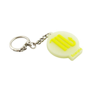 Benutzerdefinierte luminous glow in the dark weich-pvc-schlüsselanhänger - Product Image 5