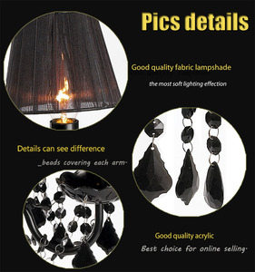 Hot Selling Chandelier <strong>Table</strong> <strong>Lamp</strong> <strong>Table</strong> Top Chandelier Centerpieces <strong>for</strong> Weddings <strong>Black</strong> <strong>Table</strong> <strong>Lamp</strong> <strong>Shade</strong> - Product Image 5