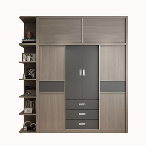 2018 Particle Board <strong>Cheap</strong> Clothes Clothes Cabinet <strong>Wardrobe</strong> for Home - Product Image 1