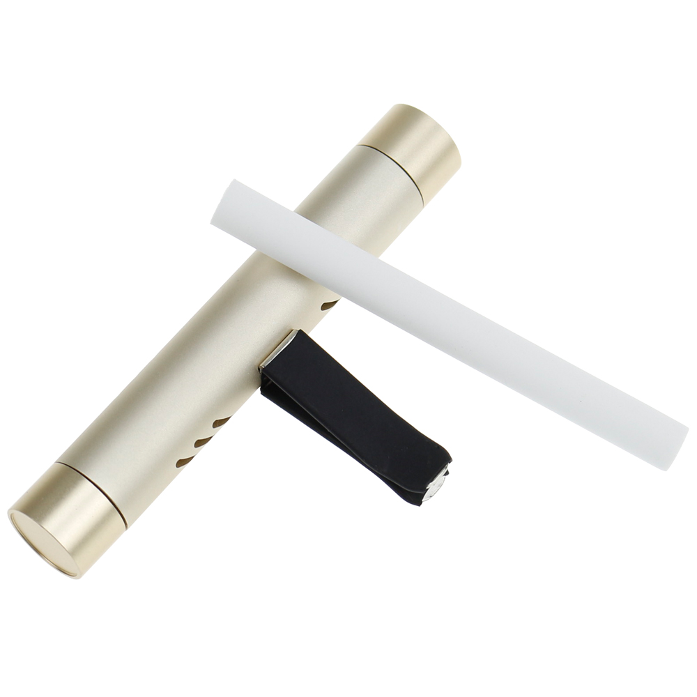 Автомобильный диффузор, распылитель эфирного масла, черный медальон из нержавеющей стали, освежитель воздуха с зажимом для вентиляции