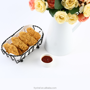 Metal Wire Mini French Fries <strong>Display</strong> <strong>Basket</strong>, Metal Twist Shape Bread <strong>Basket</strong>, Tableware F0071 - Product Image 3