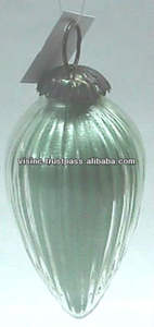 HANGING GLASS CHRISTMAS TREE ORNAMENTS DECORATIVE GLASS BAUBLES CUSTOMISED <b>COLOURS</b> <b>SHAPES</b> - Product Image 2