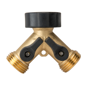 Hengxin-connecteur pour tuyau d'eau de jardin, en laiton, 2 voies, mm - Product Image 1