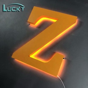 Bellissimo Logo Retroilluminato a LED Personalizzato Lettere 3D Logo Aziendale <span class=keywords><strong>Alfabeto</strong></span> LED - Product Image 5
