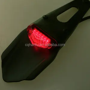 Luz LED trasera para guardabarros de motocicleta, 12V, todoterreno, parada de freno