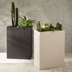 Bac à jardinage décoratif <span class=keywords><strong>en</strong></span> métal, larges planteuses carrées hautes, pour l'extérieur - Product Image 6