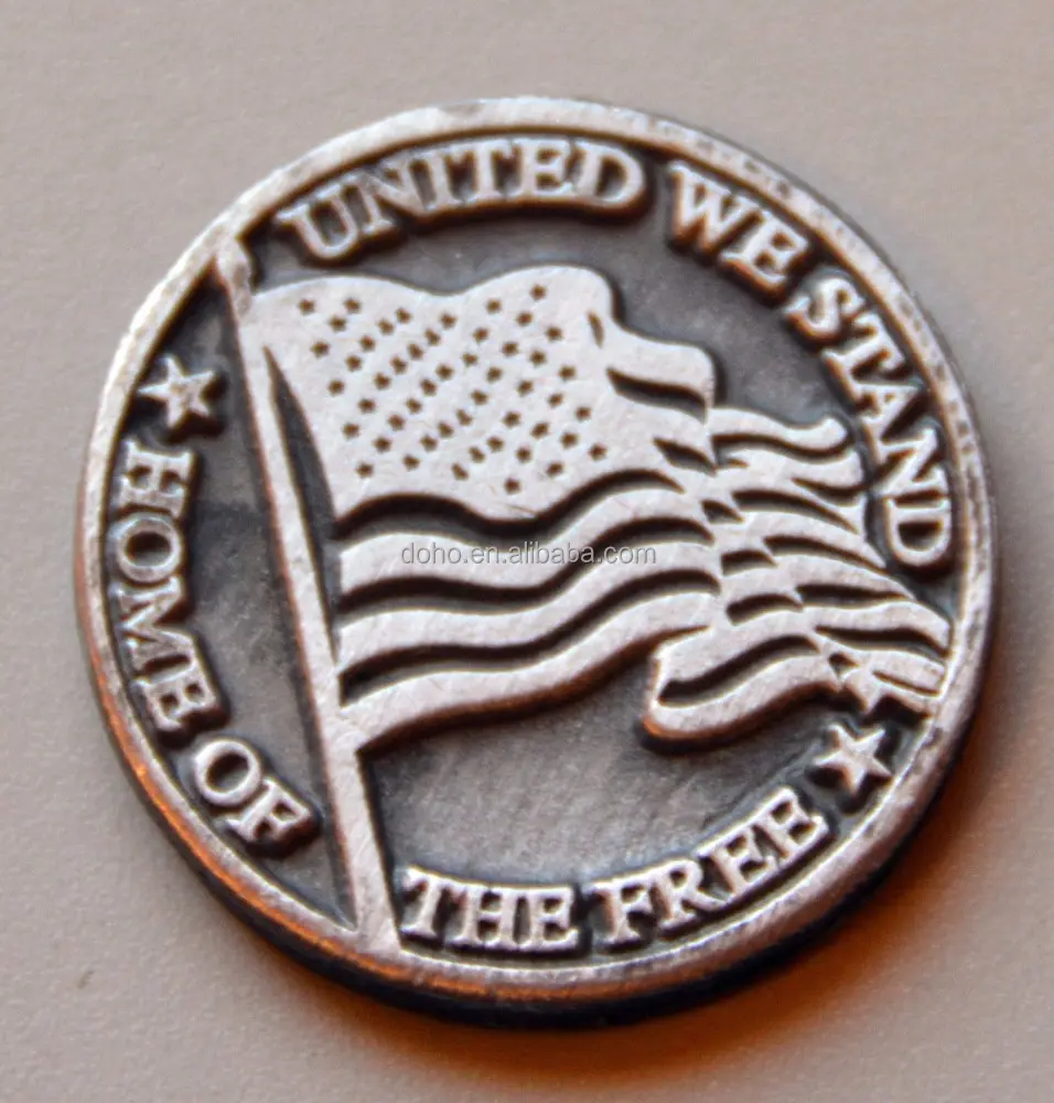 Deus bless américa, token de bolso, moeda religiosa, meda inspirativa hl30121