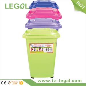 4 <span class=keywords><strong>Calle</strong></span> Wheeled60L Eco Bote de basura Bote de basura Restaurante Bote de basura - Product Image 4