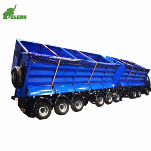 20ft 40ft Conteneur Benne Utilitaire Benne Type Chariot Connecter Semi remorque - Product Image 3