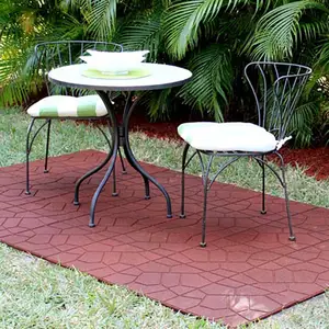 Lage Prijs Non Slip Outdoor Rubber Tegel