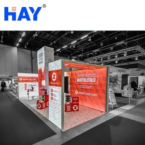 Triển lãm thương mại gian hàng nhôm vải Backlit gian hàng triển lãm sự kiện thiết kế gian hàng Hội chợ gian hàng hội chợ triển lãm Trung Quốc - Product Image 1