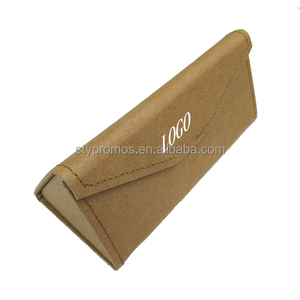 Tùy Chỉnh Logo Giá Rẻ Sinh Thái Thân Thiện Gấp Kraft Giấy Kính Trường Hợp Tam Giác Kính Râm Trường Hợp - Product Image 3