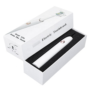 สีขาวกล่องของขวัญแม่เหล็กนำไปใช้กับแปรงสีฟันอิเล็กทรอนิกส์แบบชาร์จของขวัญบรรจุโลโก้ที่กำหนดเองกล่องของขวัญแม่แบบ - Product Image 4