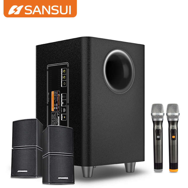 Sanchoq-boîte à haut-parleur dj pour home cinéma, 2.1, système de home cinéma sans fil avec application/USB/bluetooth et système de home cinéma technique