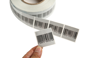 Factory Shopping EAS RF soft label retail security printing paper sensor tag for supermarket