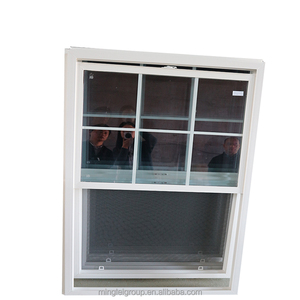 Minglei 3x5 pintu dan jendela pvc geser upvc vinil kaca tahan benturan taman elektronik rendah untuk harga rumah dari Tiongkok - Product Image 1