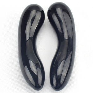 Naturalblack Batu <span class=keywords><strong>Obsidian</strong></span> Dildo Giok <span class=keywords><strong>Penis</strong></span> untuk Wanita Seksi
