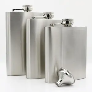 5 6 7 8 9 10 18 48 64 108 oz dışında taşınabilir paslanmaz çelik likör hip flask flagon alkol konteyner