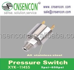 CNSENCON (XYK-114 Và 117) Kiểm Soát Công Tắc Áp Suất Không Khí Nước Dầu Công Tắc Áp Suất Không Khí 12 Volt