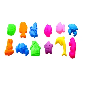 LZY681 Coloful Plastic Günstige Spiel Sands pielzeug Formen Strand Sandform Spielzeug Set Für Kinder