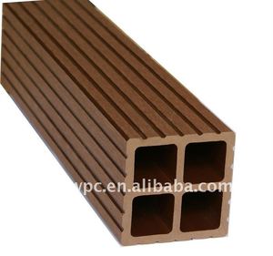 Tiang Persegi Pagar Komposit Kayu Plastik Pilar Taman - Product Image 2