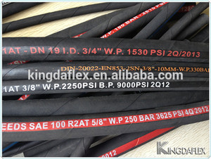 Fabrication kingdaflex 1sn en853 haute flex tuyau hydraulique pour le domaine du génie <span class=keywords><strong>de</strong></span> la mine d'exploration sur le terrain - Product Image 4