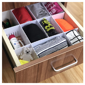 PTSR-003 Divisorio per <span class=keywords><strong>Cassetti</strong></span> Regolabile in Plastica Fai-da-Te, Larghezza 9cm, per Organizzazione e Stoccaggio - Product Image 3