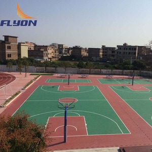 Cancha <span class=keywords><strong>de</strong></span> <span class=keywords><strong>Tenis</strong></span>, Baloncesto y Bádminton Portátil <span class=keywords><strong>de</strong></span> Acrílico y Poliuretano para Exteriores - Product Image 4