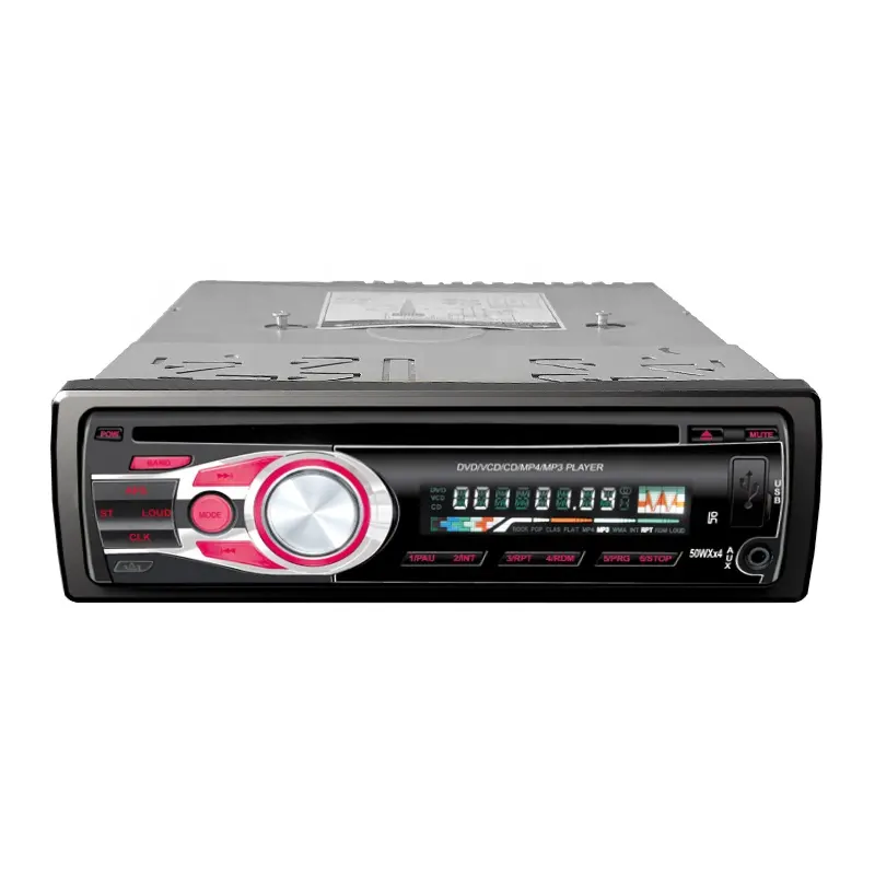 Ein Din Car Stereo USB-Anschluss hinzufügen BT Lautsprecher DC12V Auto DVD-Player Unterstützung MP3/AM/FM/RDS/SD/AUX