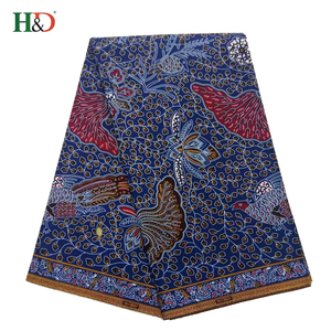 H & D último estilo más bajo precio impreso cera hollandies tela africana de George de la India - Product Image 1