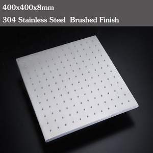16 pouces LED Pommeau de <span class=keywords><strong>Douche</strong></span> à Éclairage/304 SUS BROSSÉ POMME DE <span class=keywords><strong>DOUCHE</strong></span> <span class=keywords><strong>POUR</strong></span> SALLE DE BAIN - Product Image 5