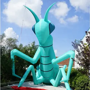 Insecto mantis inflable gigante para exteriores, exposición de 10m