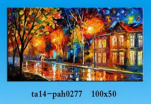 Alta calidad tamaño custome paisaje paisaje paisaje urbano 100% pintura al óleo sobre Lienzo pintado <span class=keywords><strong>a</strong></span> <span class=keywords><strong>mano</strong></span> al por mayor - Product Image 6