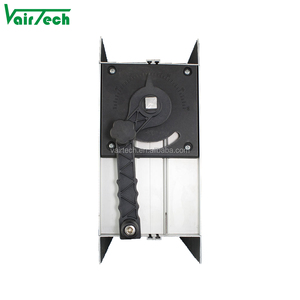 Hvac <span class=keywords><strong>manual</strong></span> de color plata de aleación de aluminio de conducto de aire amortiguador