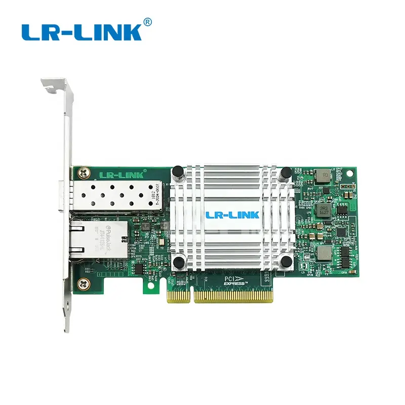 10 Gbps PCIe x8 1 SFP + & 1 RJ45 & Sợi Phương Tiện Truyền Thông Chuyển Đổi Ba-trong-một Sự Kết Hợp chức năng 10G Ethernet NIC