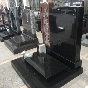 Trung Quốc hiện đại Châu Âu đen và đỏ đá granit tưởng niệm tượng đài & bia mộ & bia mộ - Product Image 2