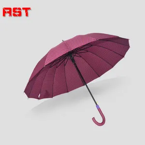 RST 고무 핸들 컴팩트 우산 스팟 디자인 큰 스트레이트 우산 온라인 우산 스토어