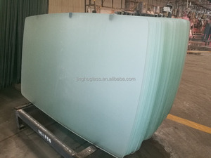 रसोई कैबिनेट दरवाजे के लिए सस्ती कीमत 10 मिमी 12 मिमी फ्लैट टेम्पर्ड ग्लास - Product Image 5