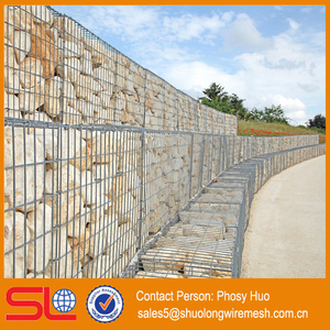 <span class=keywords><strong>ISO9001</strong></span> fabrika kaynağı galfan kaynaklı <span class=keywords><strong>gabion</strong></span> kutusu, taş kafes istinat duvarları için