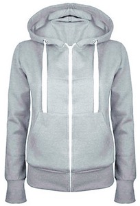 Tela Sudadera de Moda al por mayor Llanura Pullover Sudadera Mujeres - Product Image 4