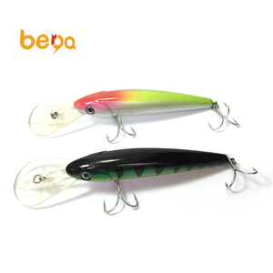 Leurre artificiel en plastique dur, type minnow, 150 mm/26,5 g, fabrication OEM, vente en gros de leurres de pêche, leurres pièges pour poissons - Product Image 1