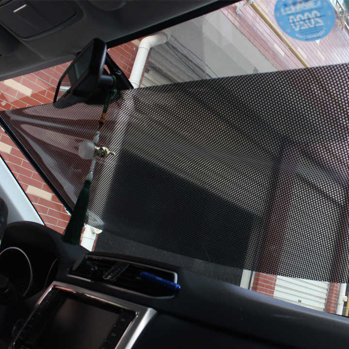 Vinilo Adhesivo Personalizable Para Parasol De Coche | Texto A Elección, Resistente A Rayos UV Y Fácil De Instalar