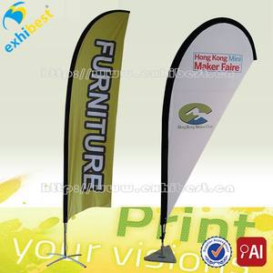 100% poliestere personalizzate spiaggia <span class=keywords><strong>promo</strong></span> banner - Product Image 2
