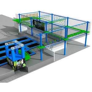 Trẻ Em Thương Mại Mới Nhất <span class=keywords><strong>Junior</strong></span> Climb Jump Ninja Thiết Bị Chiến Binh Người Lớn Ninja Trở Ngại Công Viên Khóa Học Để Bán - Product Image 4