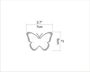 Anillo de servilleta de acrílico transparente en forma de mariposa dorada encantadora, servilleteros <span class=keywords><strong>Lucite</strong></span> para favores de fiesta de boda - Product Image 6