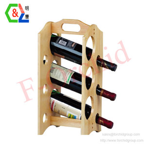 Single-Sided Light Duty Wooden Display <strong>Stand</strong> for Advertising for Bread Wine <strong>Vegetables</strong> - Product Image 1