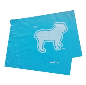 <span class=keywords><strong>38</strong></span>*52cm Personnalisé bleu postale express en plastique poly mailer livraison express sacs avec logo blanc imprimé - Product Image 3