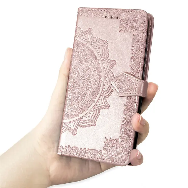3D Mandala Flower Leather Case For Huawei P Smart Nova 3i Texture Flip Cover Wallet Funda For P30 LITE Y9 2018
